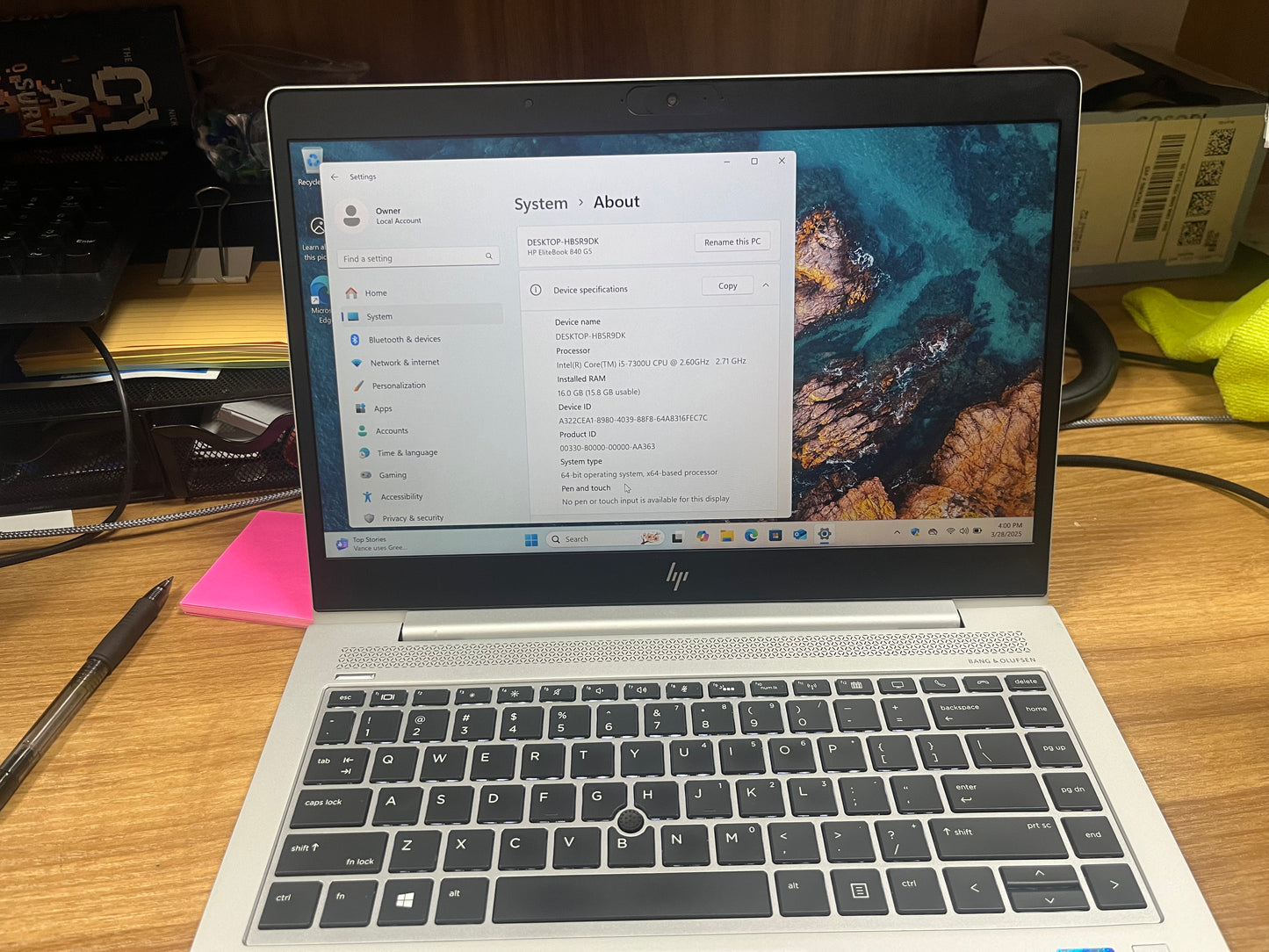 HP EliteBook 840 G5