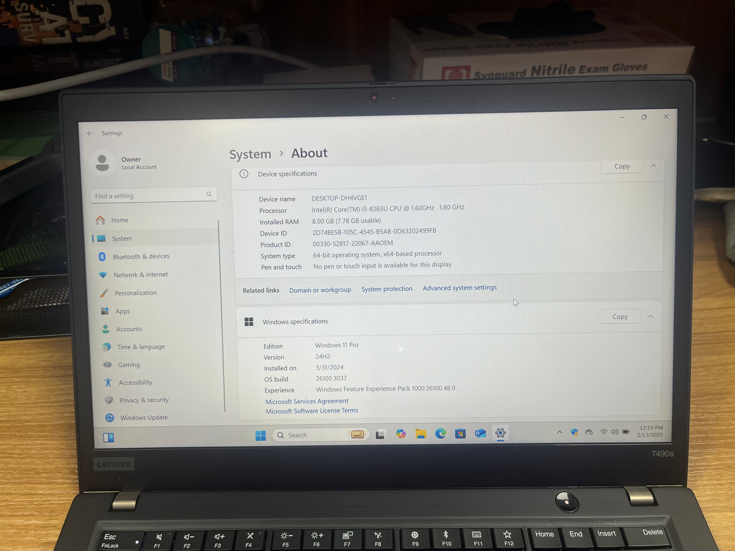 Lenovo ThinkPad T490S